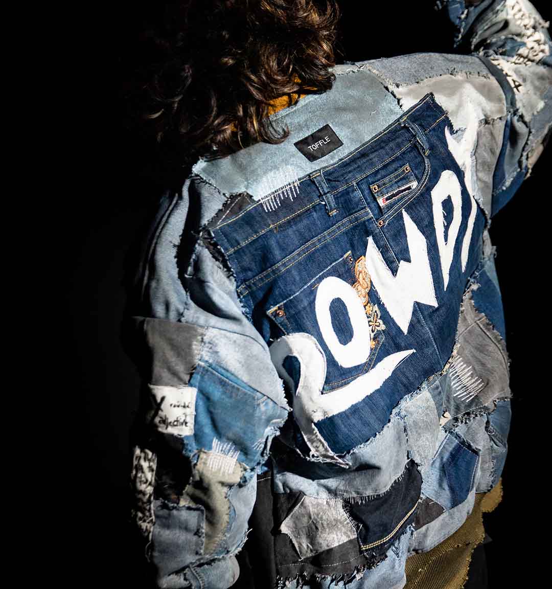Rowdy X Toffle Upcycled Denim Jacket 