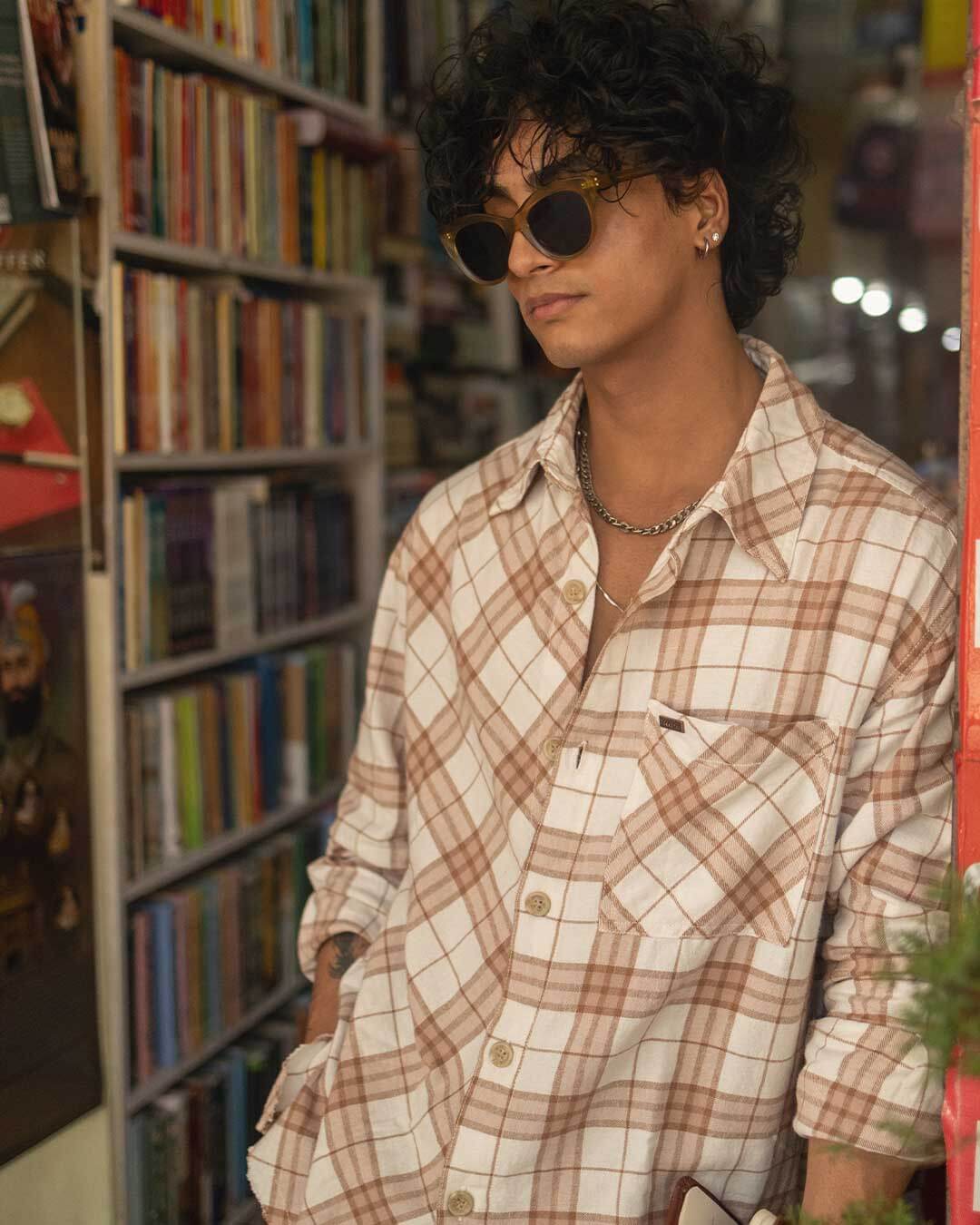 RWDY SUMMER PLAID SHIRT |SAND DUNE