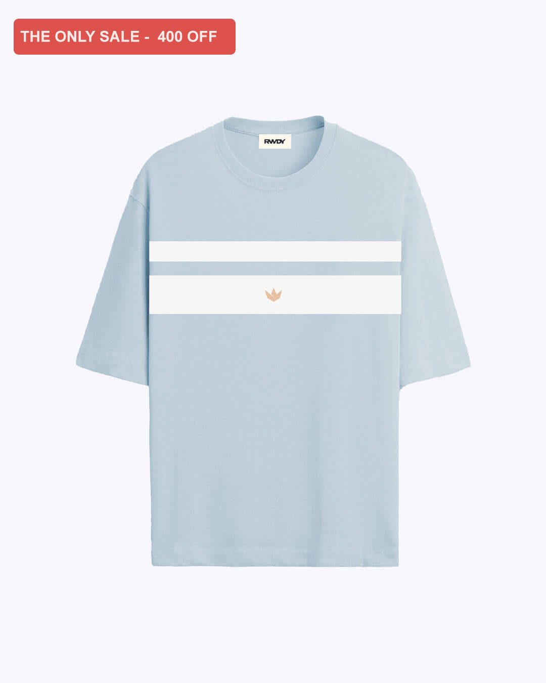 RWDY PANEL TEE |DAWN BLUE