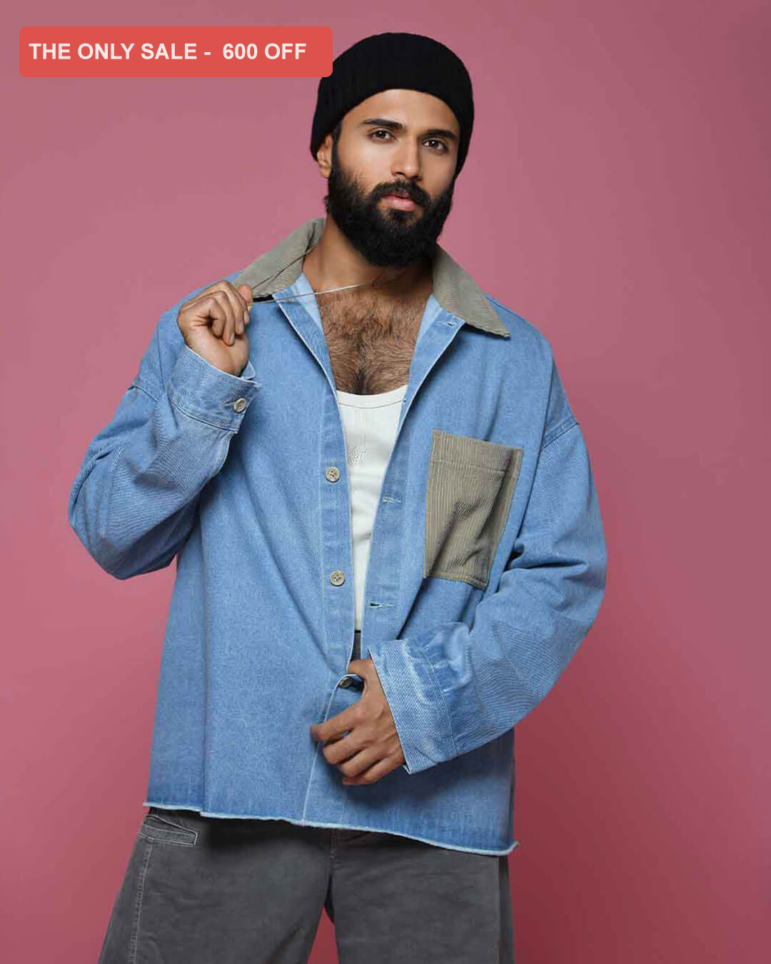 THE RWDY DENIM OVERSHIRT