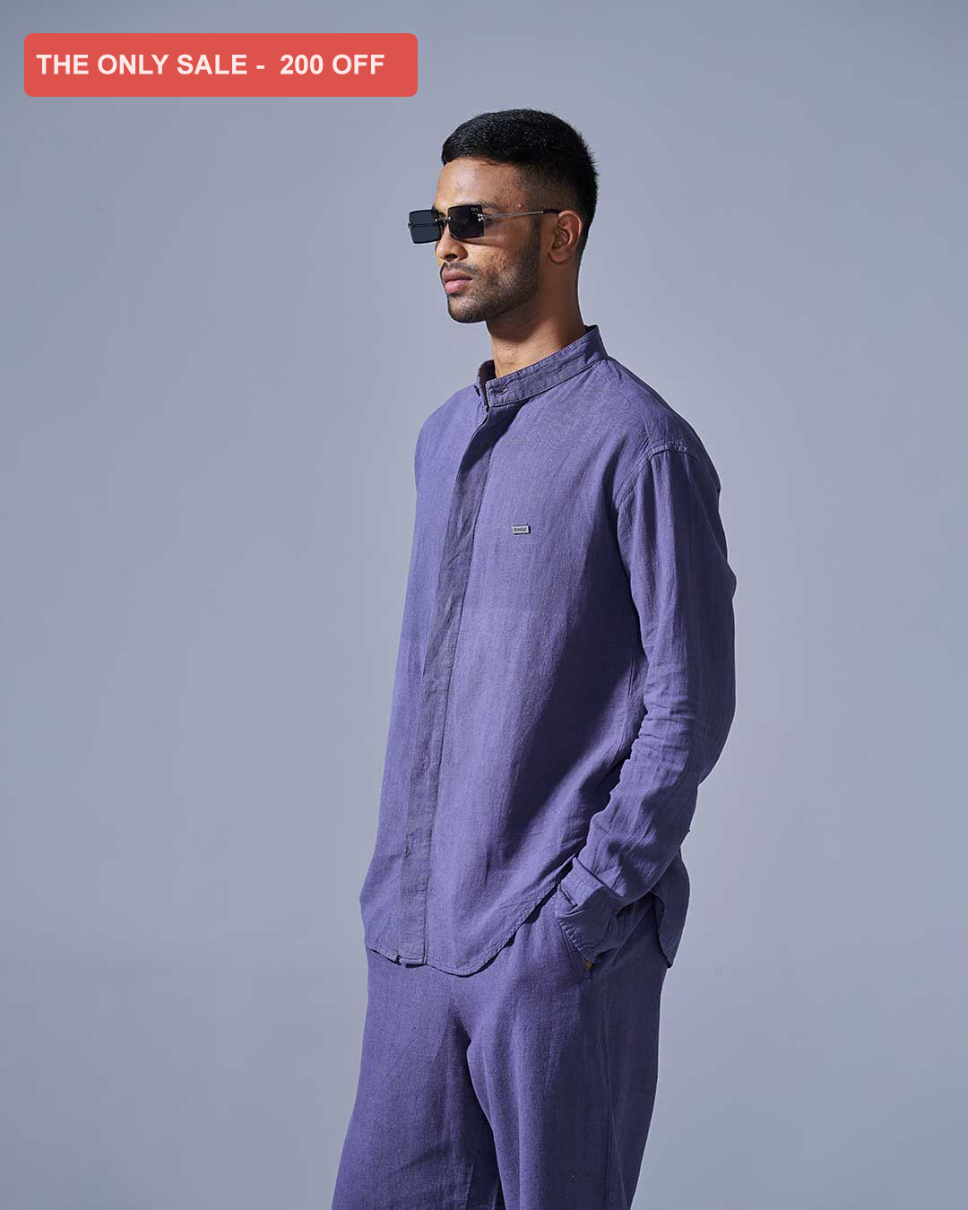 RWDY MONO FLOW SHIRT | DUSTY PLUM