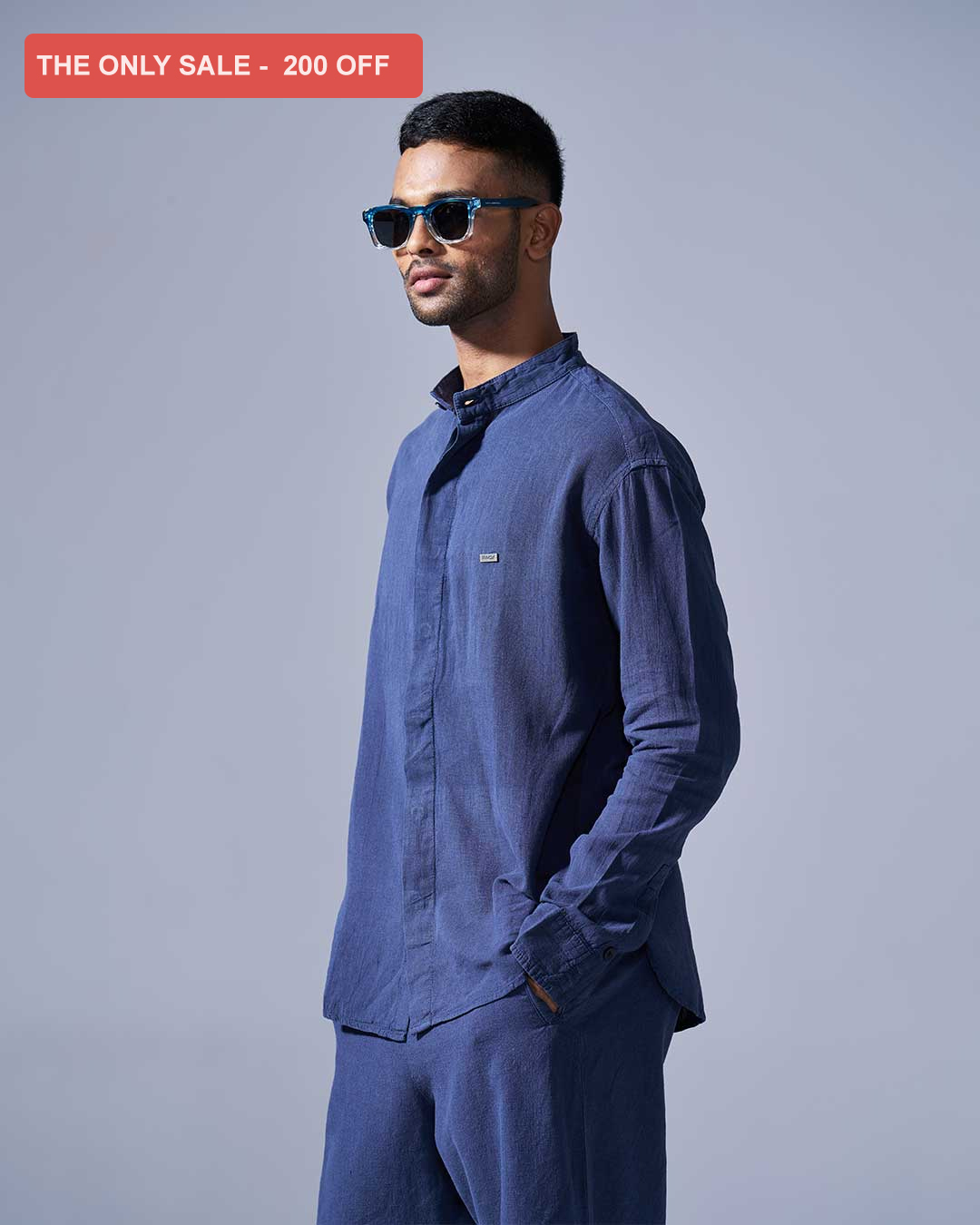 RWDY MONO FLOW SHIRT | COASTAL NAVY