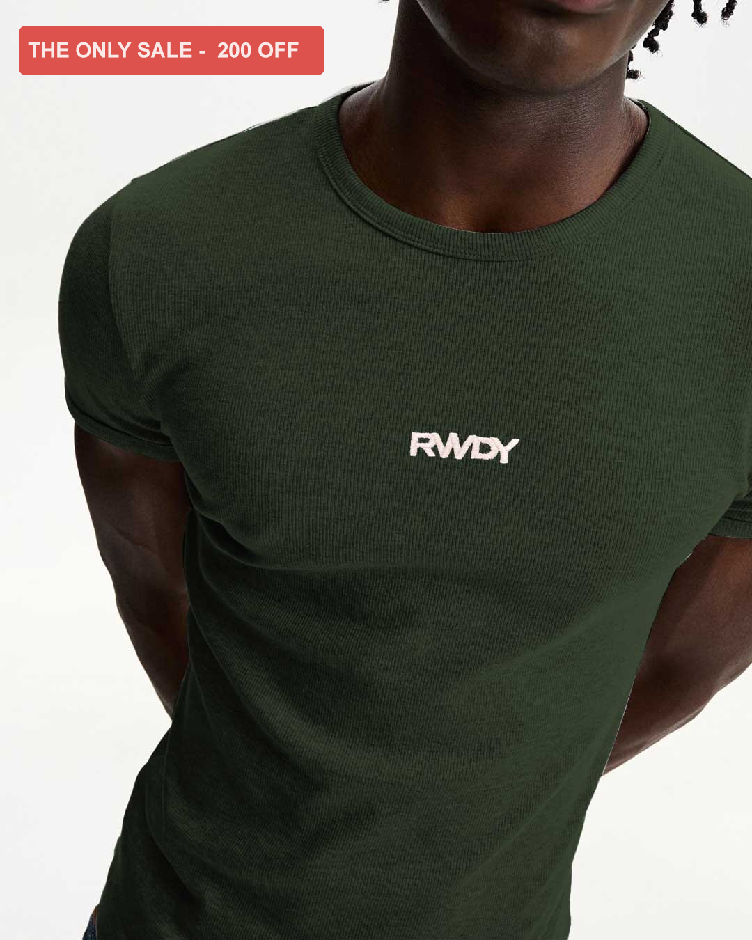 RWDY GANSTER MUSCLE TEE | DEEP FOREST