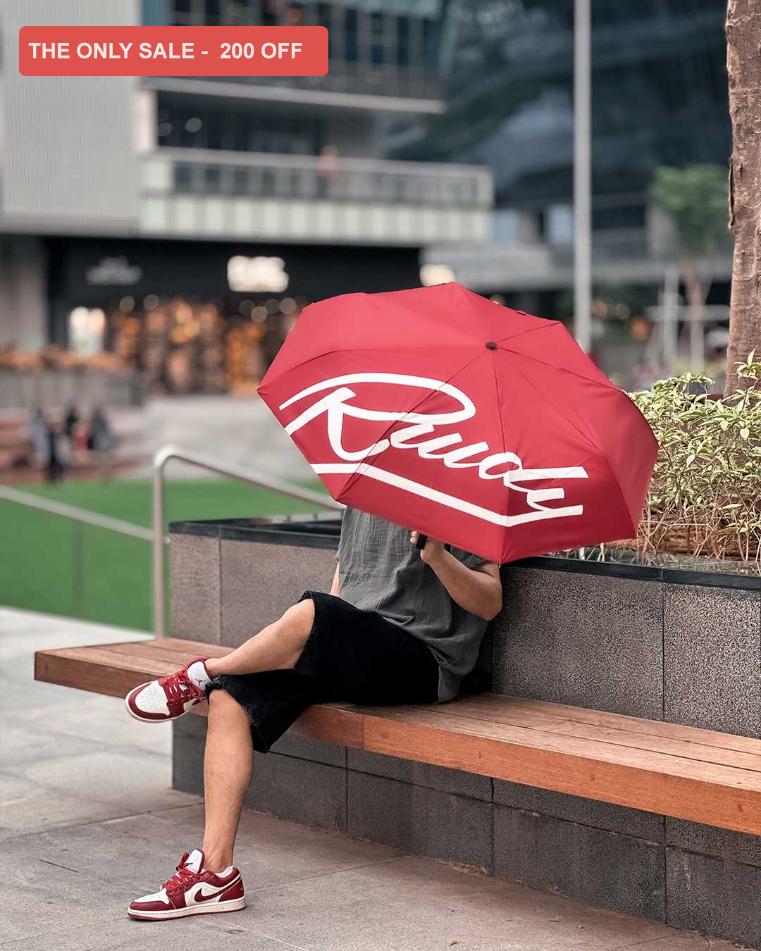 RWDY WEATHERPROOF UMBRELLA - RAGE