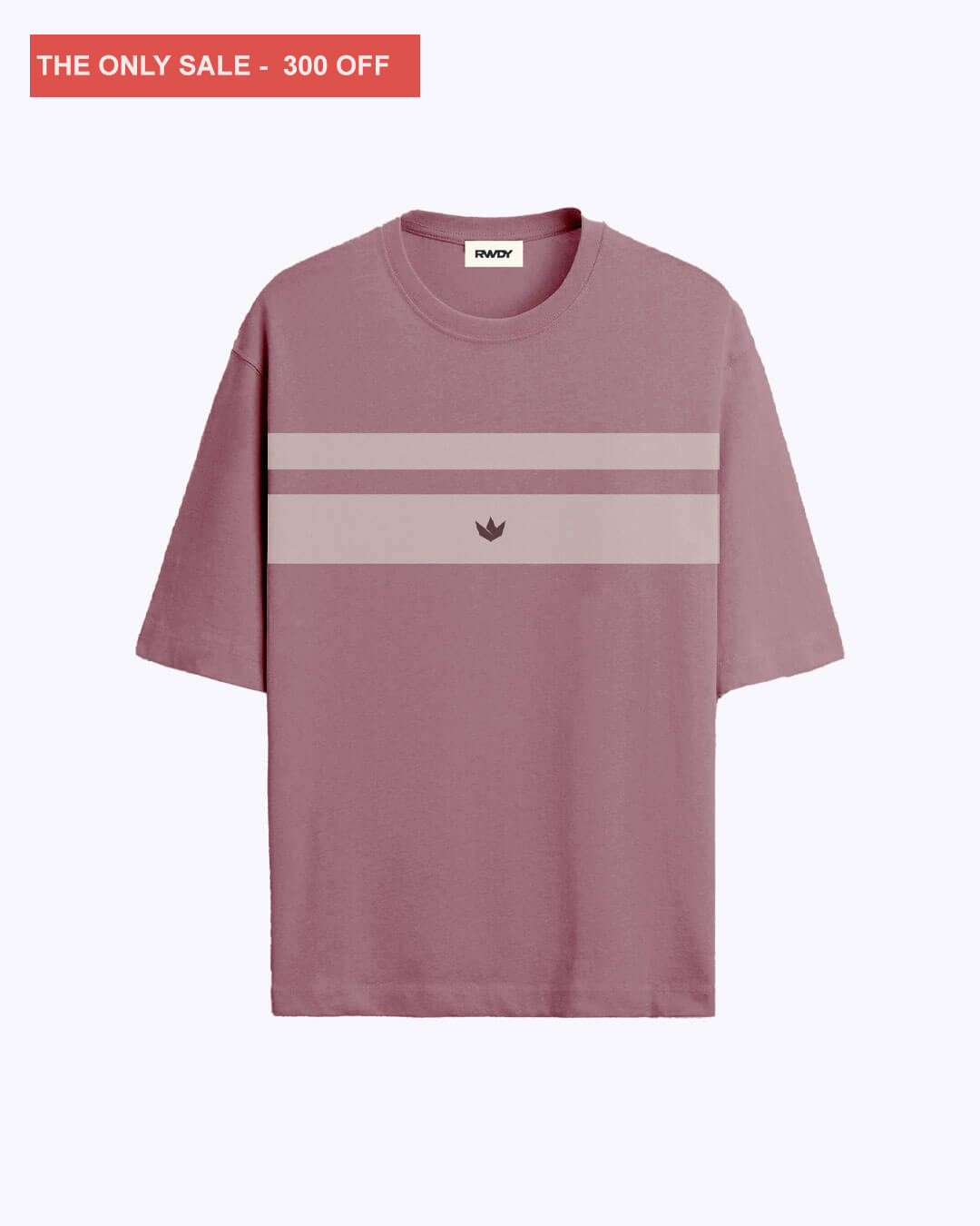 RWDY PANEL TEE |MUTED MAUVE