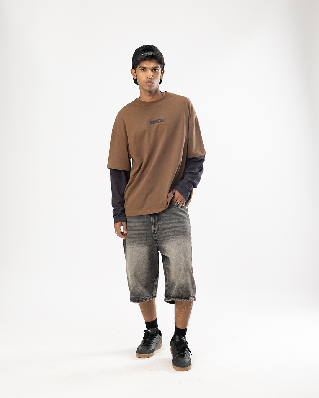 RWDY LAYERED TEE | DARK EARTH