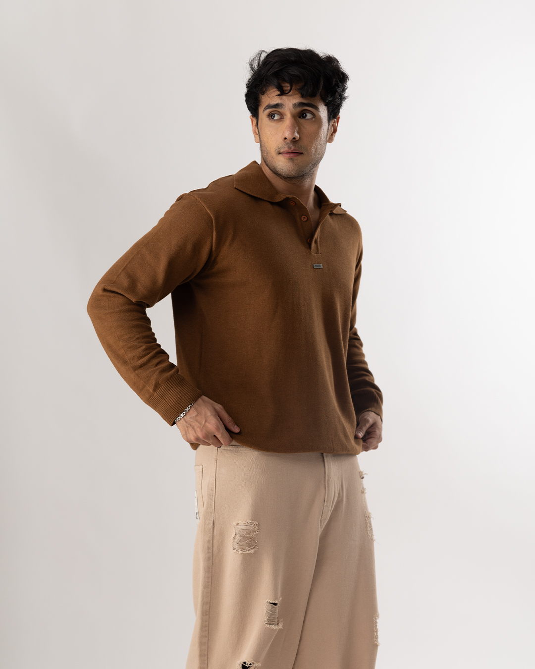 RWDY ORGINS POLO | BROWN