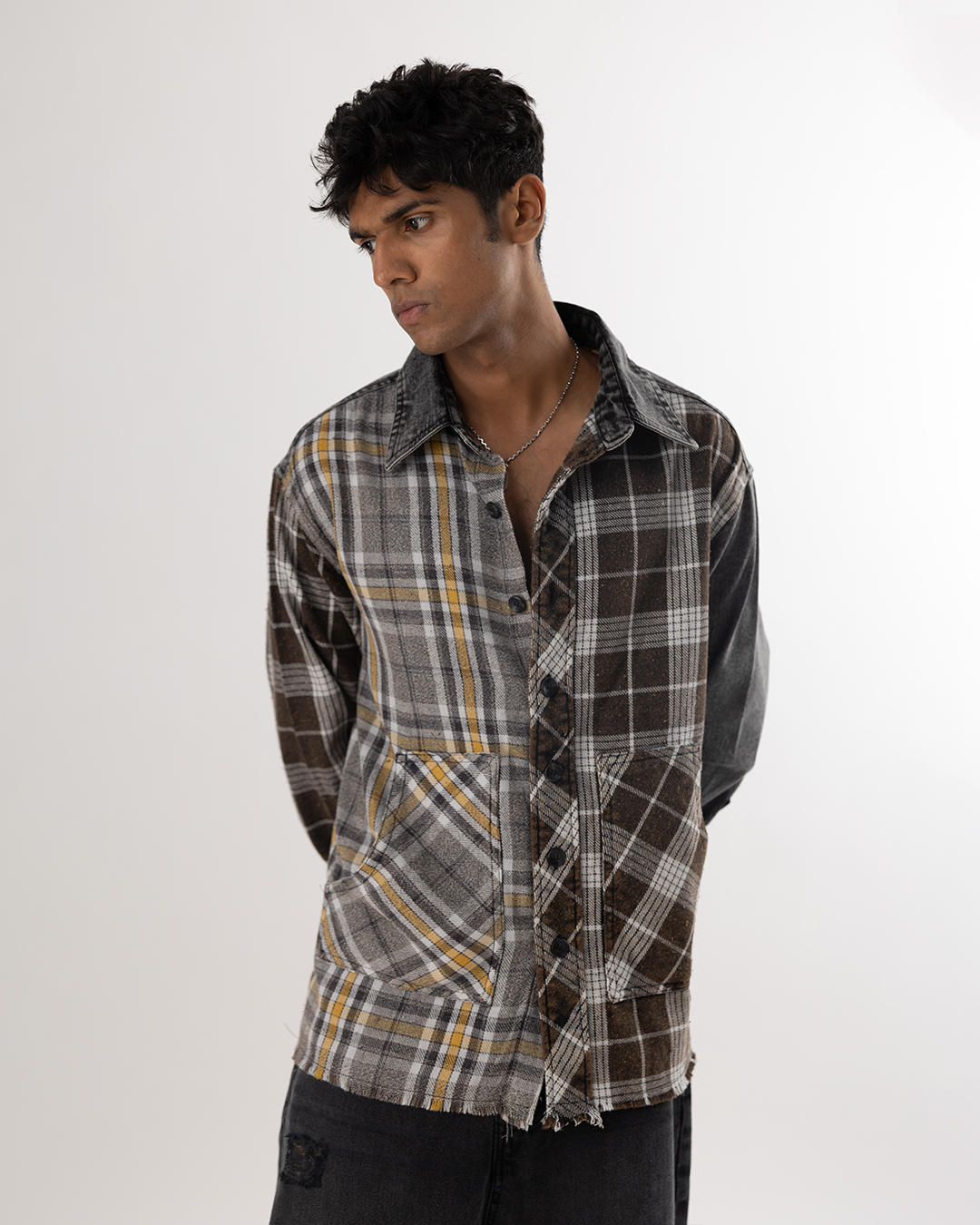  ⁠RWDY PLAID FUSION FLANNEL SHIRT